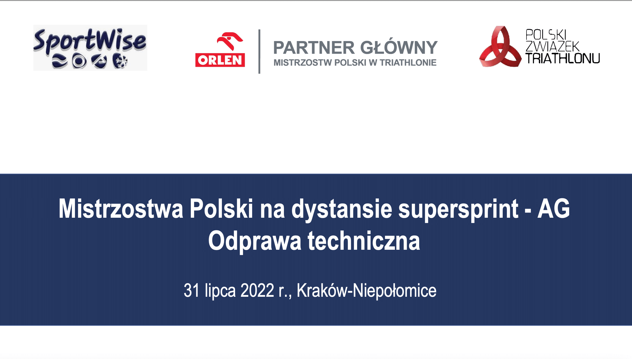 Odprawa techniczna MP AG Kraków-Niepołomice